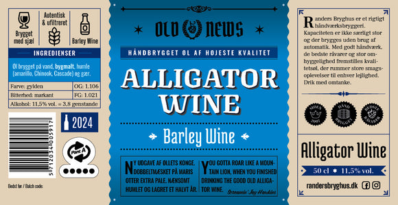 Alligator Wine 11,5% 20L