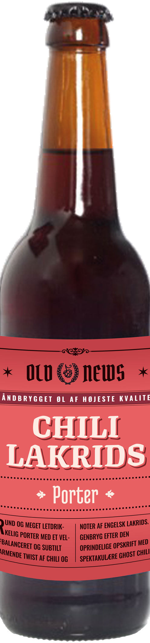 Old News Chili Lakrids 6,0% 50cl